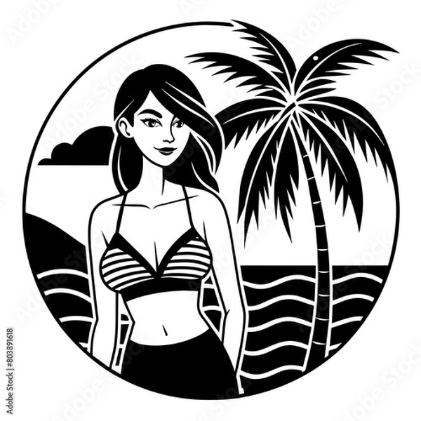 Obraz child on the beach