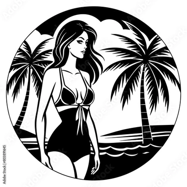 Obraz child on the beach