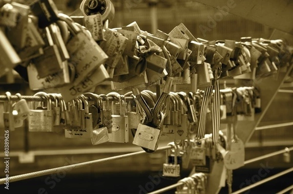 Fototapeta Love Locks