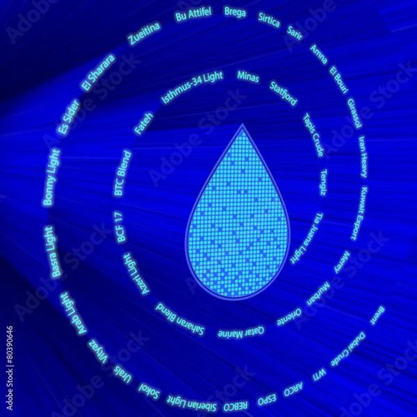 Obraz abstract oil background