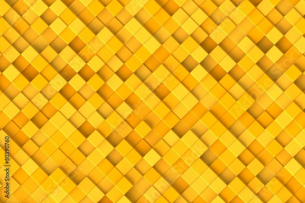 Obraz Abstract background, yellow cubes