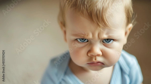 Fototapeta Angry child ,generative ai