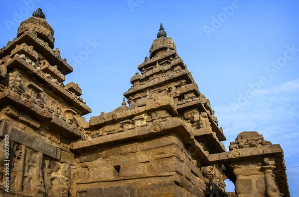 Fototapeta Ancient Shore temple  in  Mahabalipuram