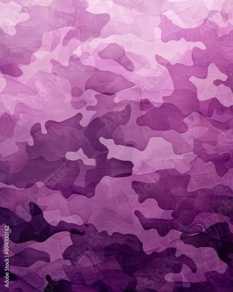 Fototapeta Abstract purple camouflage pattern with varying shades and textures.