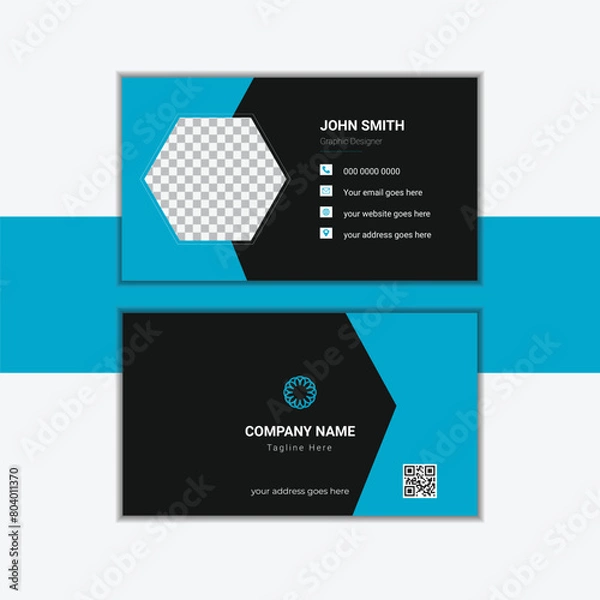Fototapeta creative business card template.