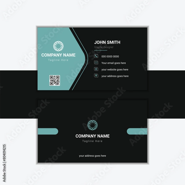 Obraz Simple Business Card Layout