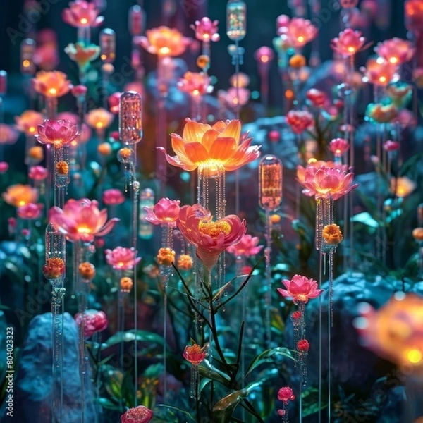 Fototapeta Cybernetic Bloom