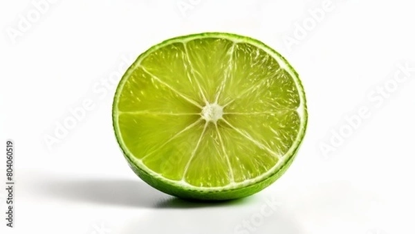 Fototapeta  Freshly cut lime wedge ready to add zest to your drink