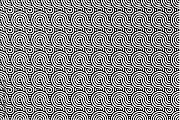 Fototapeta vector illustration of circle pattern background