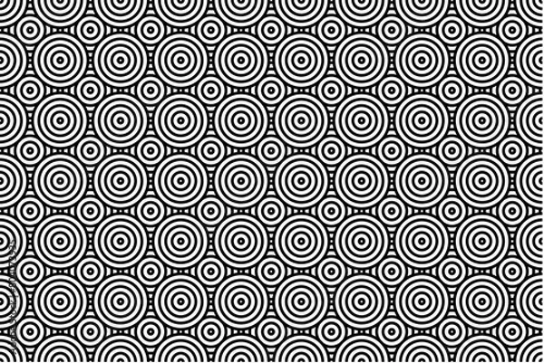 Fototapeta vector illustration of circle pattern background