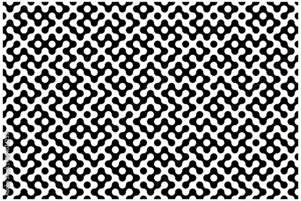 Fototapeta vector illustration of circle pattern background