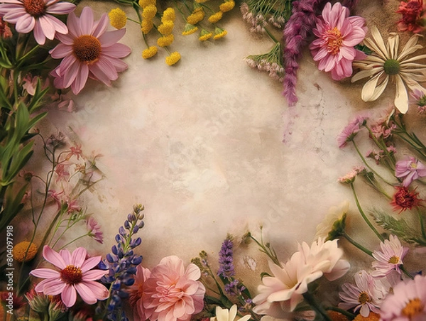 Fototapeta ビクトリア調花のバックグランド