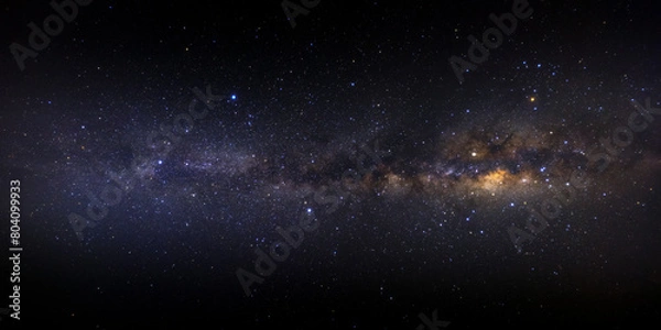 Fototapeta Clearly milky way galaxy with stars and space dust in the universe