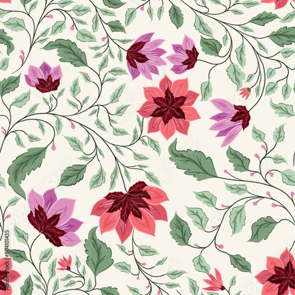 Obraz Traditional chintz floral ditsy style pattern overall