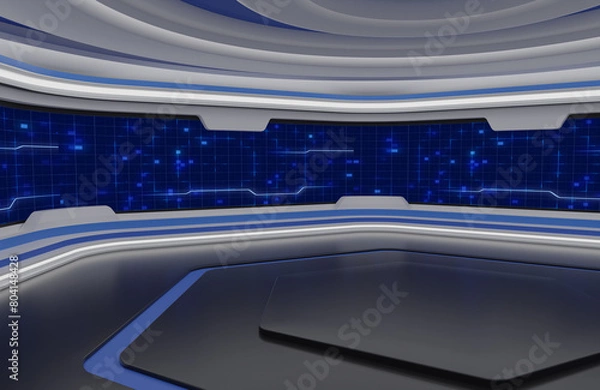 Fototapeta futuristic virtual set