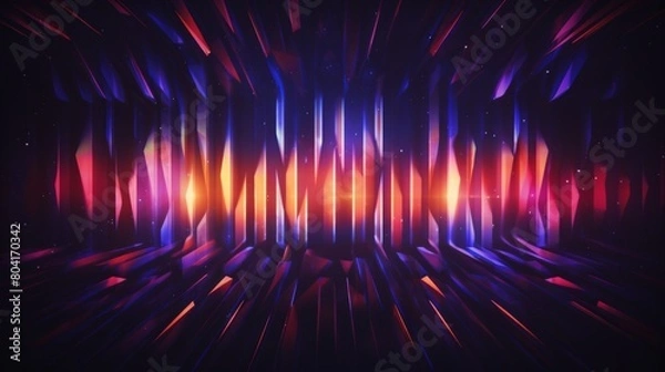 Fototapeta Bright Lights and Lines Abstract Background