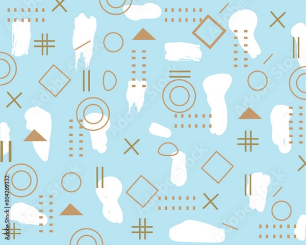 Fototapeta seamless pattern with accessories background