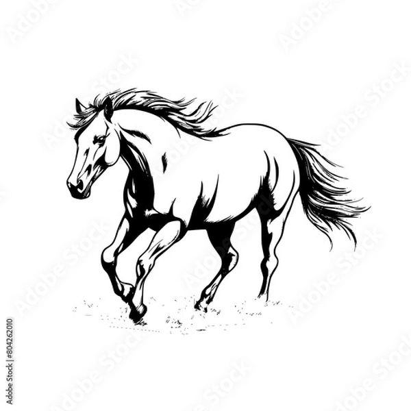 Obraz horse illustration