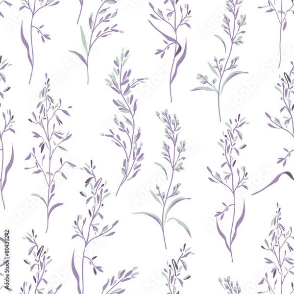 Obraz Seamless floral pattern.