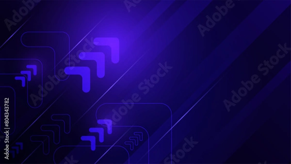 Obraz Abstract Arrow Background Going Upward, Positive Technology Background