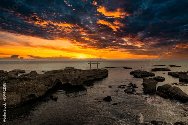 Fototapeta 茨城県大洗の風景