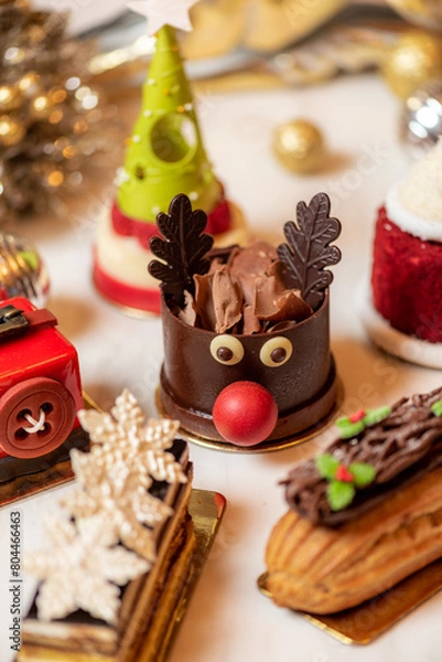 Fototapeta Christmas XMAS Pastries