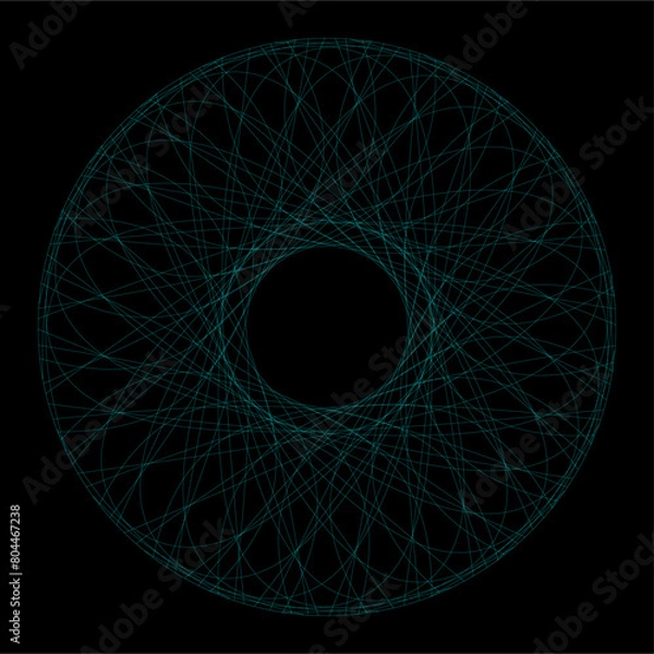 Fototapeta technology background circle