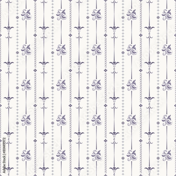 Obraz Seamless pattern in fine design.