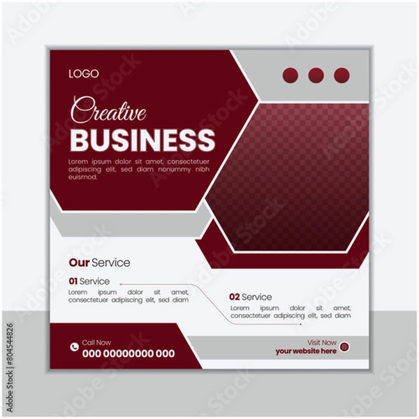 Fototapeta I will design creative ad images for Facebook and Instagram ads or post