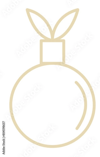 Fototapeta Handmade bottle icons, jars, bottles,  soap