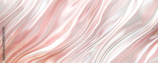 Fototapeta acute diagonal stripes of pearl white and soft pink, ideal for an elegant abstract background