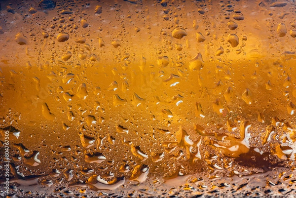 Obraz lager with bubbles close-up