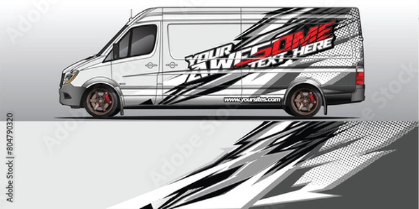Fototapeta Custom Car Wrap Vectors: Personalized Branding Solutions