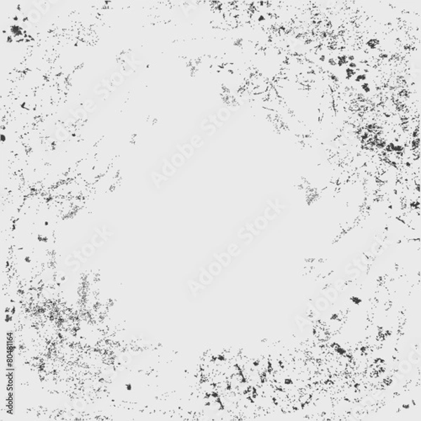 Obraz Distress Overlay Texture For Your Design. Black and white grunge