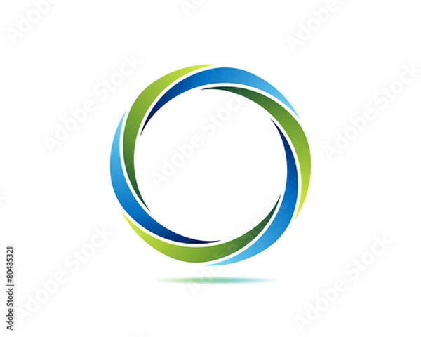 Obraz Swoosh Element Circle