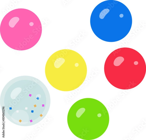 Fototapeta カラフルなスーパーボール