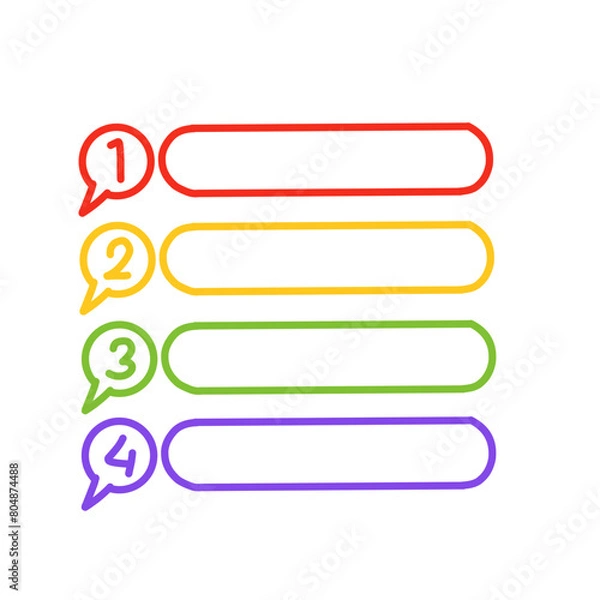 Obraz Bookmark flat icon