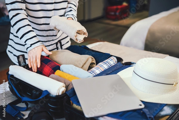 Fototapeta Efficient Packing Tips for Stress-Free Travel