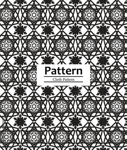 Fototapeta  colorful fabric pattern design or colorful geometric pattern design