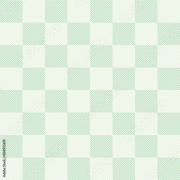 Fototapeta Green Pastel Color checkered pattern