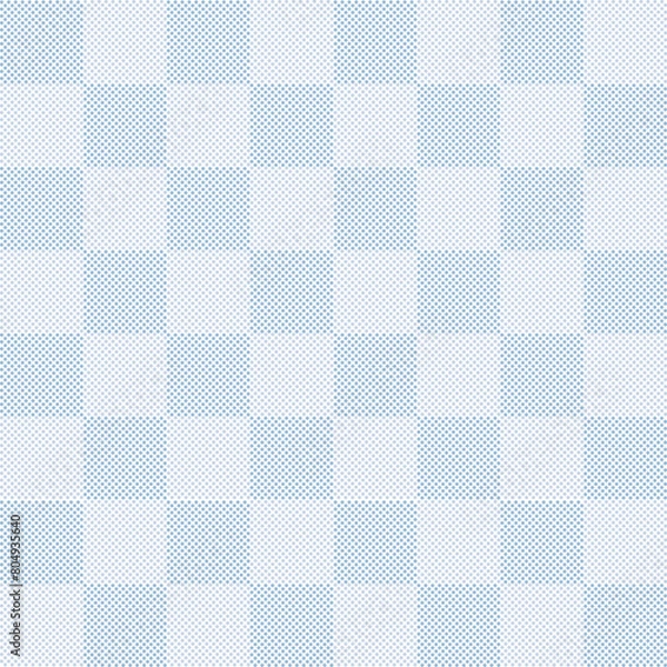 Fototapeta Blue Pastel Color checkered pattern