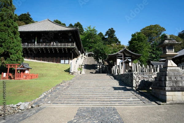 Fototapeta 東大寺 石段を登り二月堂へ