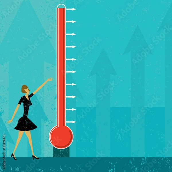 Obraz Goal Thermometer