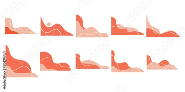 Fototapeta Abstract Border Corner