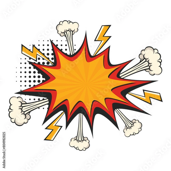 Fototapeta Retro Comic Pop Art Effect