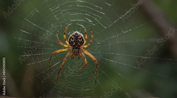 Obraz spider on the web