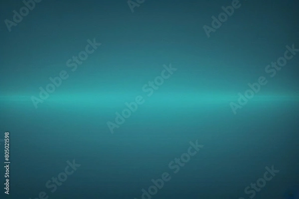 Fototapeta Vector foil turquoise blue, teal metallic texture with shiny rippled scratched surface, polished imitation background. Brushed steel, aluminum or chrome glowing illustration for posters, ads, banners.