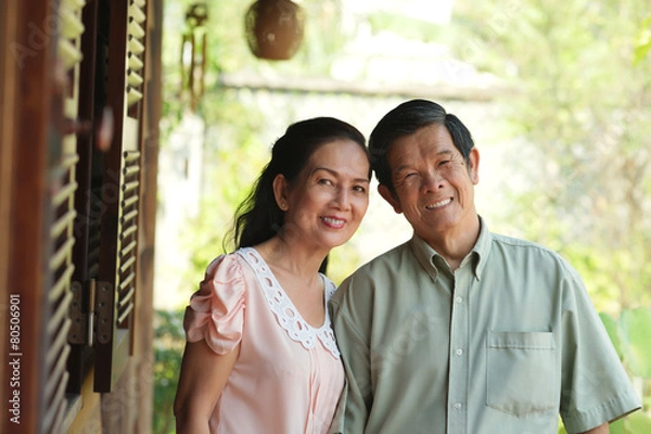 Obraz Vietnamese retired couple