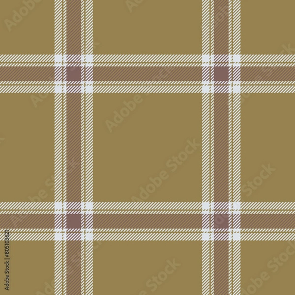 Obraz Plaid seamless pattern. Check fabric texture. Vector textile print.