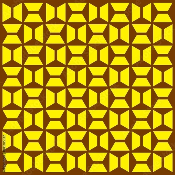 Fototapeta seamless pattern with honeycombs style with illustrated background